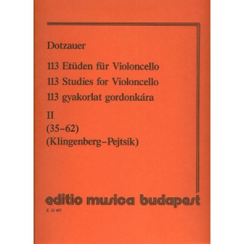 Titelbild für EMB 13487 - 113 ETUEDEN 2