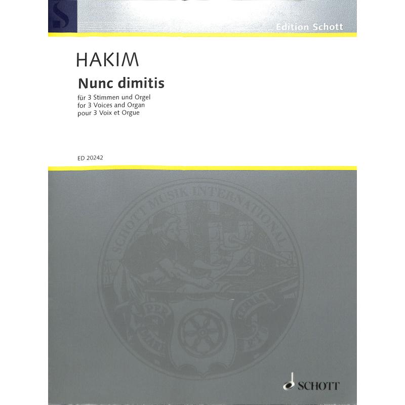 Titelbild für ED 20242 - NUNC DIMITIS (2006)