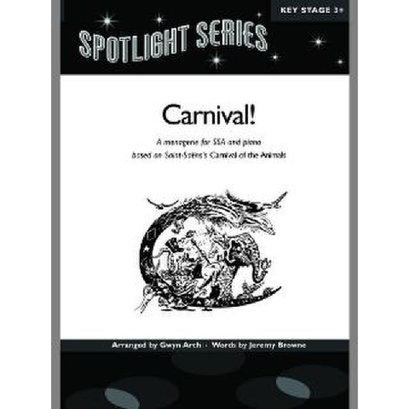Titelbild für ISBN 0-571-51882-6 - CARNIVAL - A MENAGERIE FOR UPPER VOICE CHOIR AND PIANO