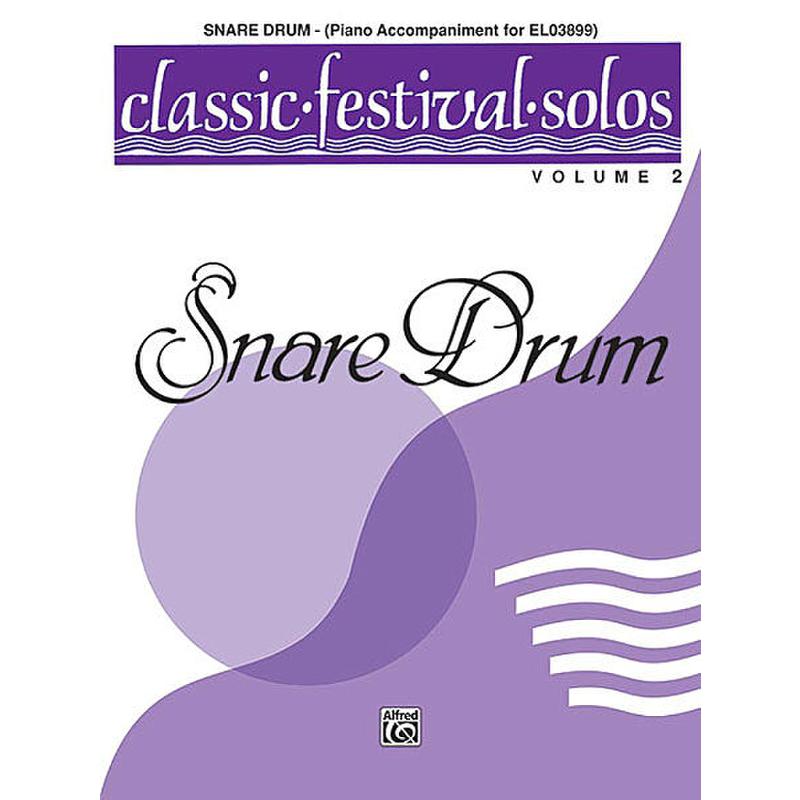 Titelbild für EL 03900 - CLASSIC FESTIVAL SOLOS 2 SNARE