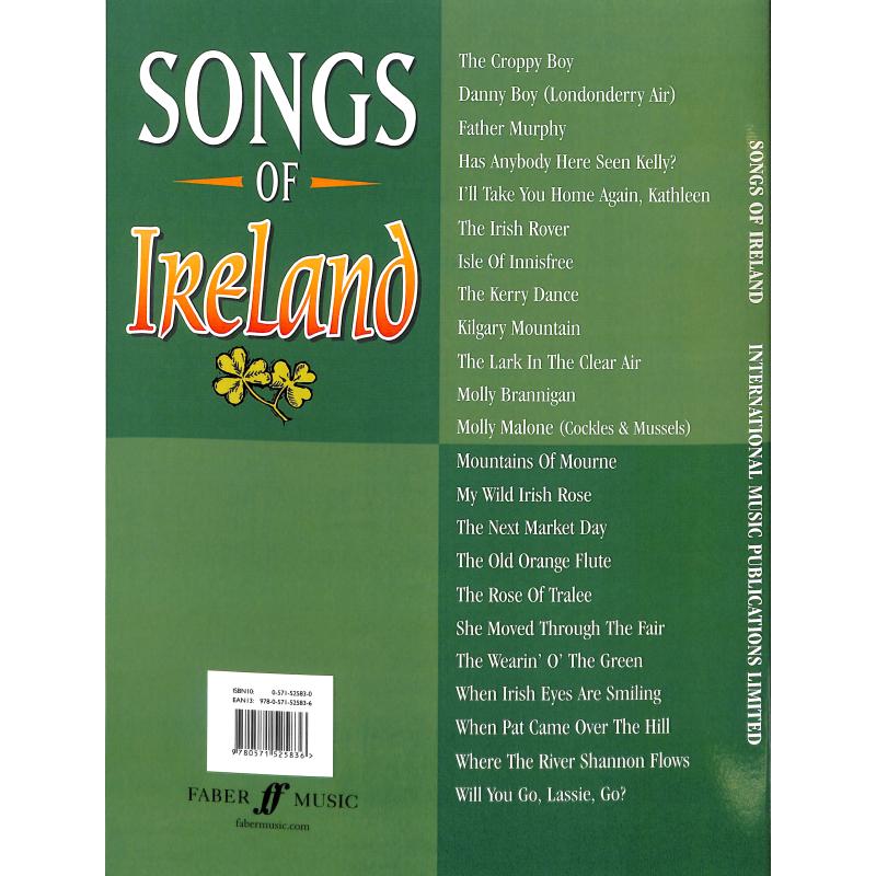 Notenbild für ISBN 0-571-52583-0 - SONGS OF IRELAND