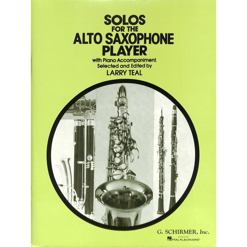 Titelbild für GS 33058 - SOLOS FOR THE ALTO SAXOPHONE PLAYER