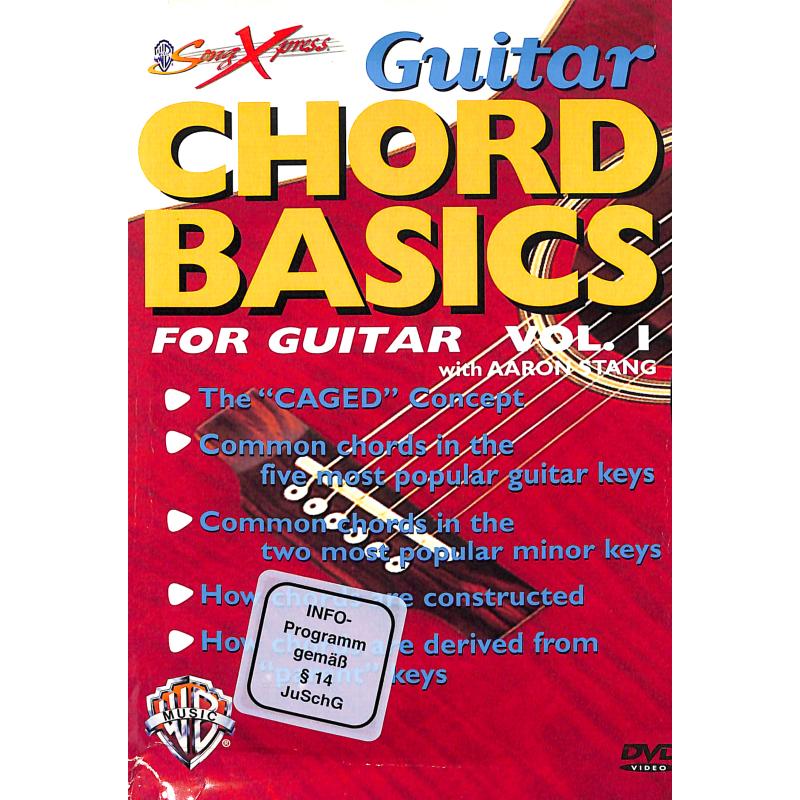 Titelbild für DVD 2560D - GUITAR CHORD BASICS FOR GUITAR 1