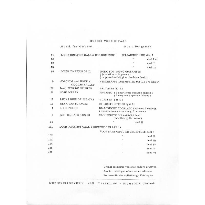 Notenbild für VT 100 - 5 BURLESKEN