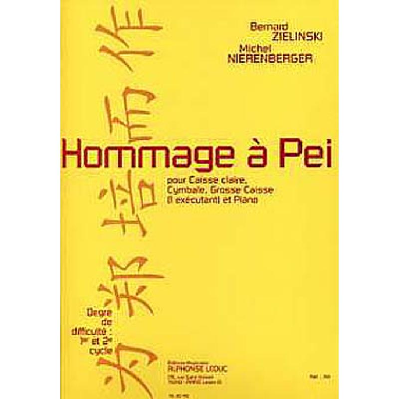Titelbild für AL 30418 - HOMMAGE A PEI