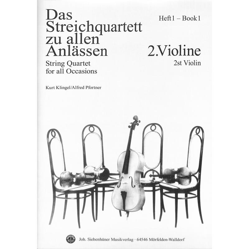 Titelbild für SIEB 20702 - DAS STREICHQUARTETT 1 ZU ALLEN