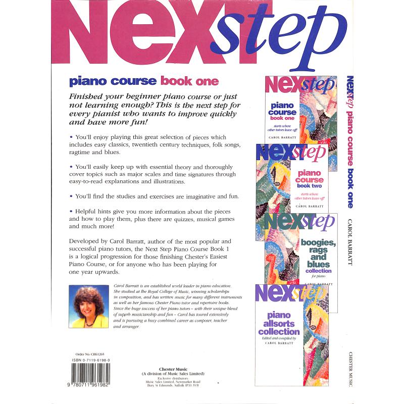 Notenbild für CH 61265 - NEXT STEP PIANO COURSE 1