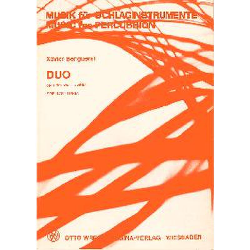 Titelbild für WREDE 1376 - DUO FUER 2 PECUSSIONISTEN