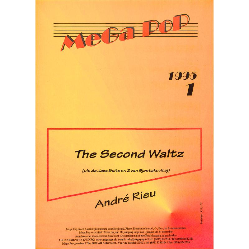 Titelbild für MDFK 9501-PI - Second Waltz (Walzer 2) aus Suite 2 für Jazz Orchester