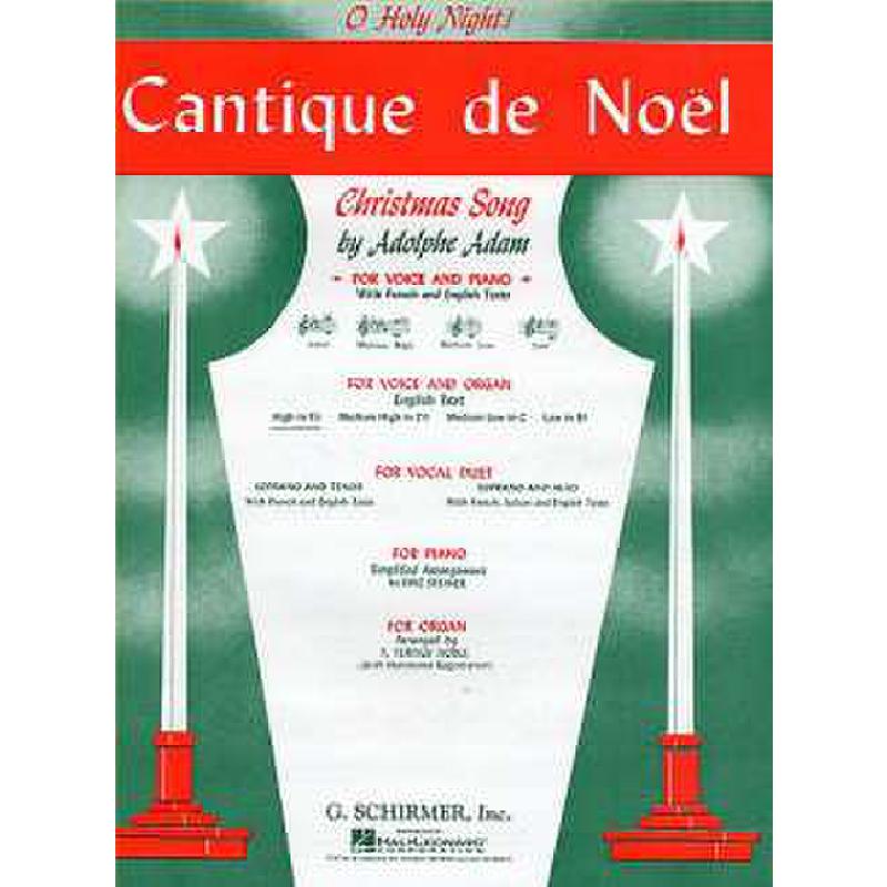 Titelbild für GS 29025 - CANTIQUE DE NOEL - O HOLY NIGHT ES-DUR