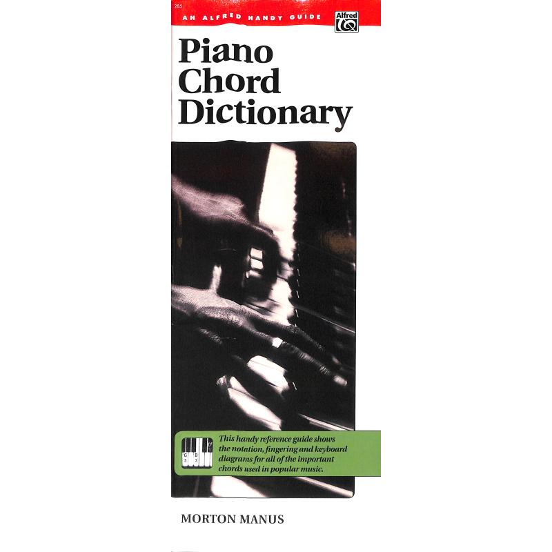 Titelbild für ALF 285 - PIANO CHORD DICTIONARY