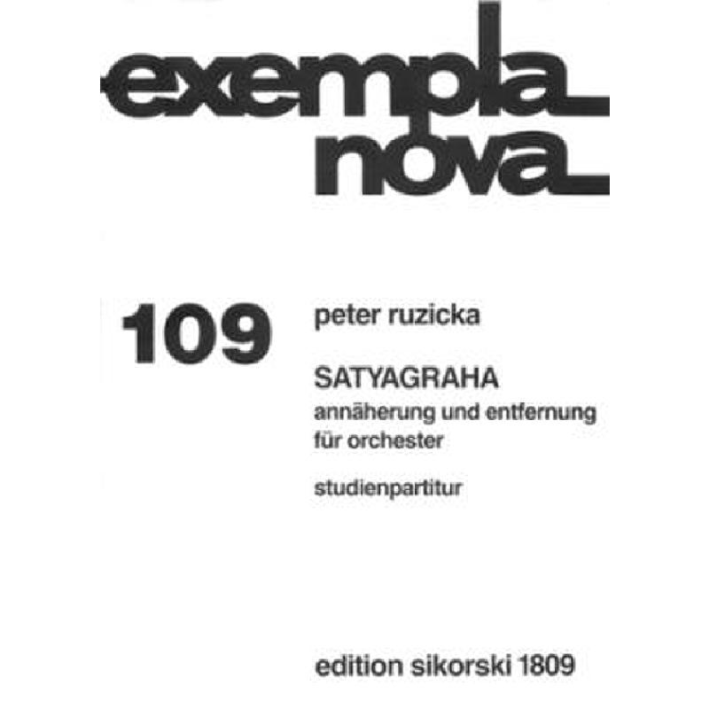 Titelbild für SIK 1809 - SATYAGRAHA - ANNAEHERUNG UND ENTFERNUNG