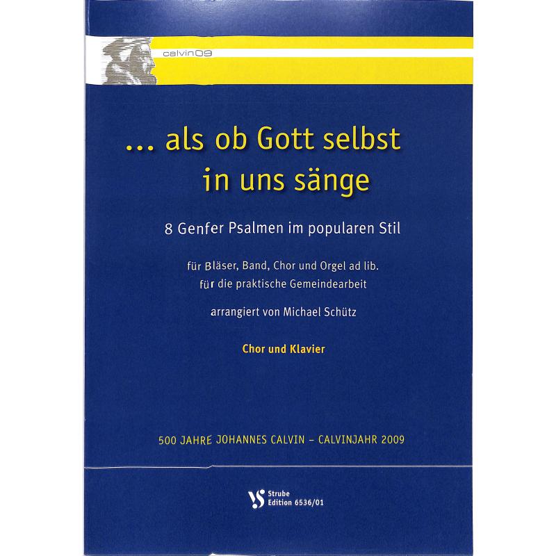 Titelbild für VS 6536-01 - ALS OB GOTT SELBST IN UNS SAENGE