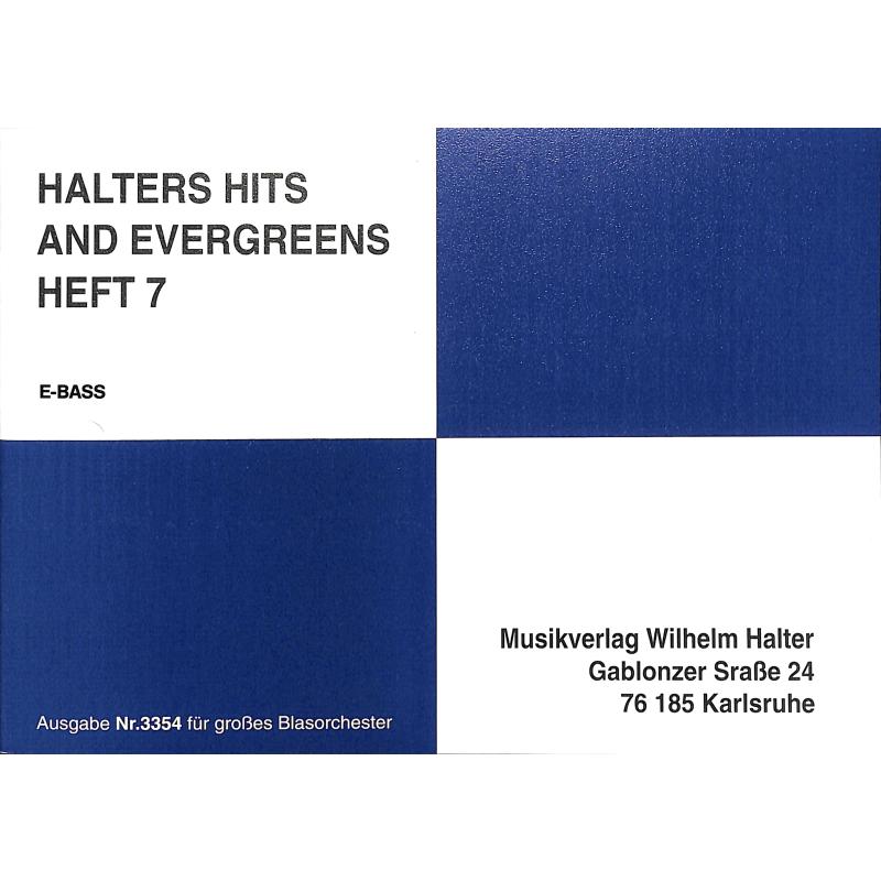 Titelbild für HAL 3354-EBASS - HALTERS HITS + EVERGREENS 7