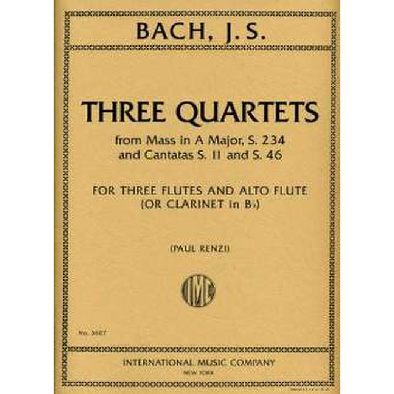 Titelbild für IMC 3607 - 3 QUARTETTE