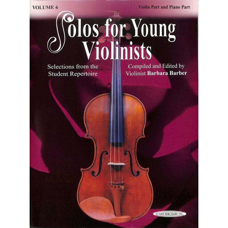 Titelbild für SBM 0993 - Solos for young violinists 6