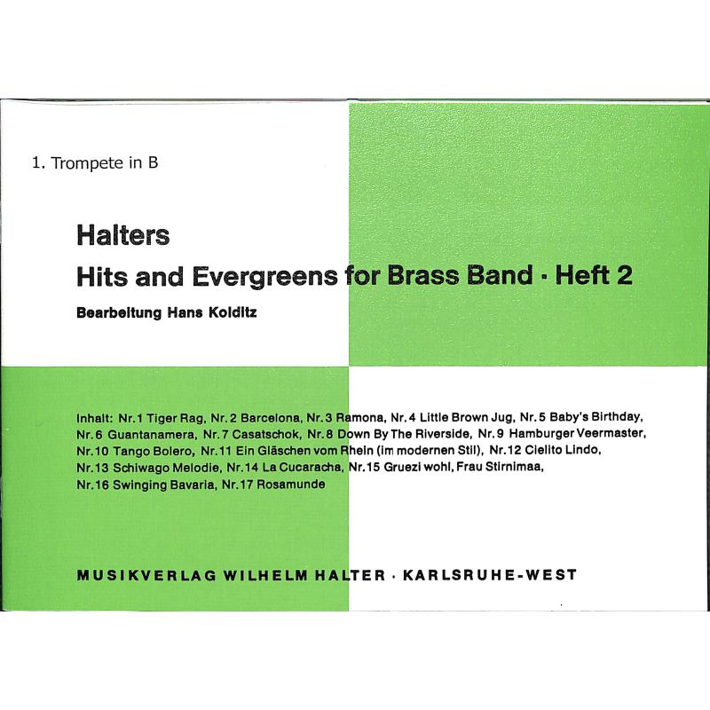 Titelbild für HAL 2155-TRP1 - HALTERS HITS + EVERGREENS 2