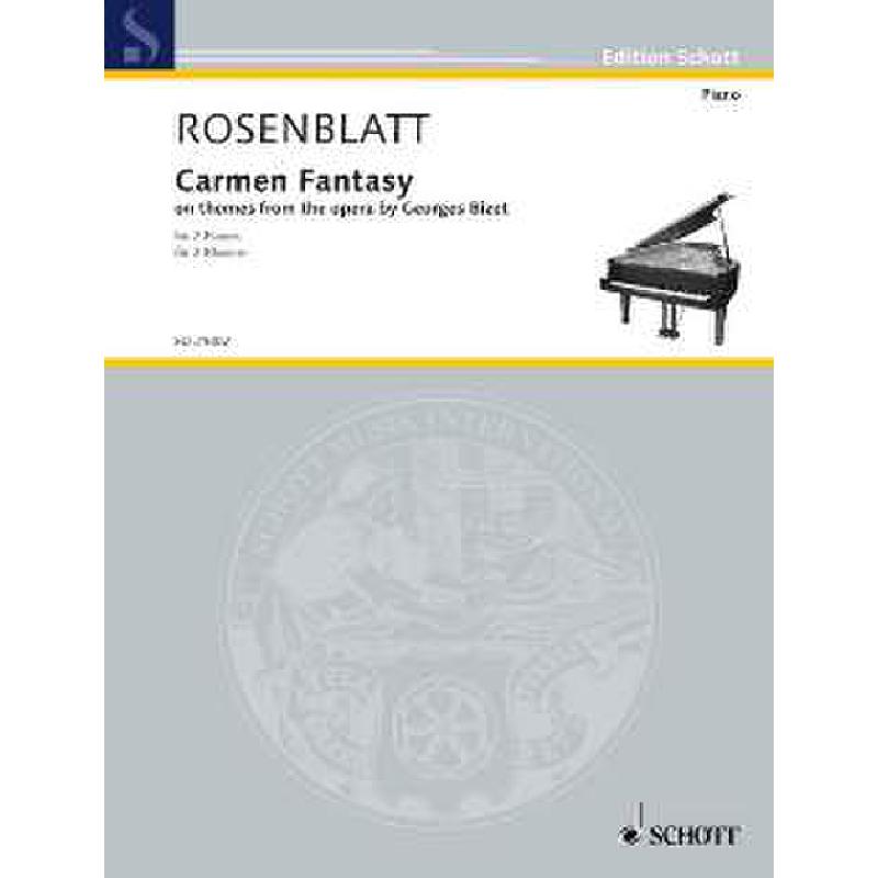 Titelbild für ED 21002 - CARMEN FANTASY ON THEMES FROM THE OPERA BY GEORGES BIZET