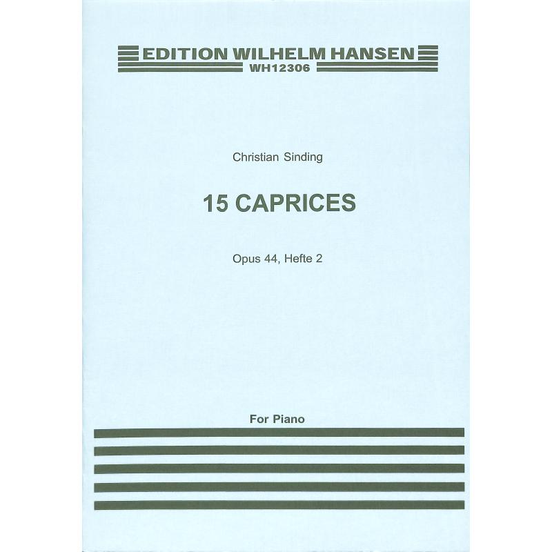 Titelbild für WH 12306 - CAPRICES 5-7 (15 CAPRICES OP 44)