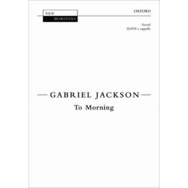 Titelbild für 978-0-19-336177-5 - TO MORNING