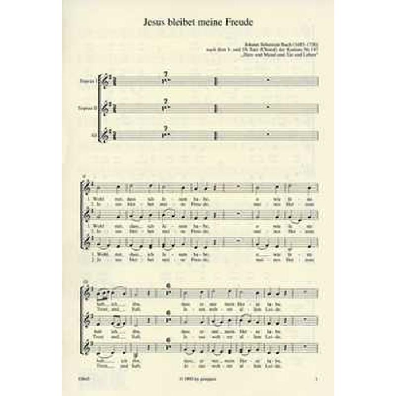 Titelbild für PROSPECT 55043 - JESUS BLEIBET MEINE FREUDE (KANTATE BWV 147)