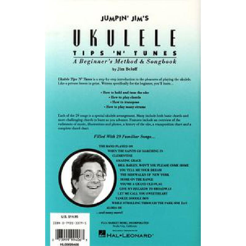 Titelbild für HL 699406 - JUMPIN' JIM'S UKULELE TIPS N TUNES