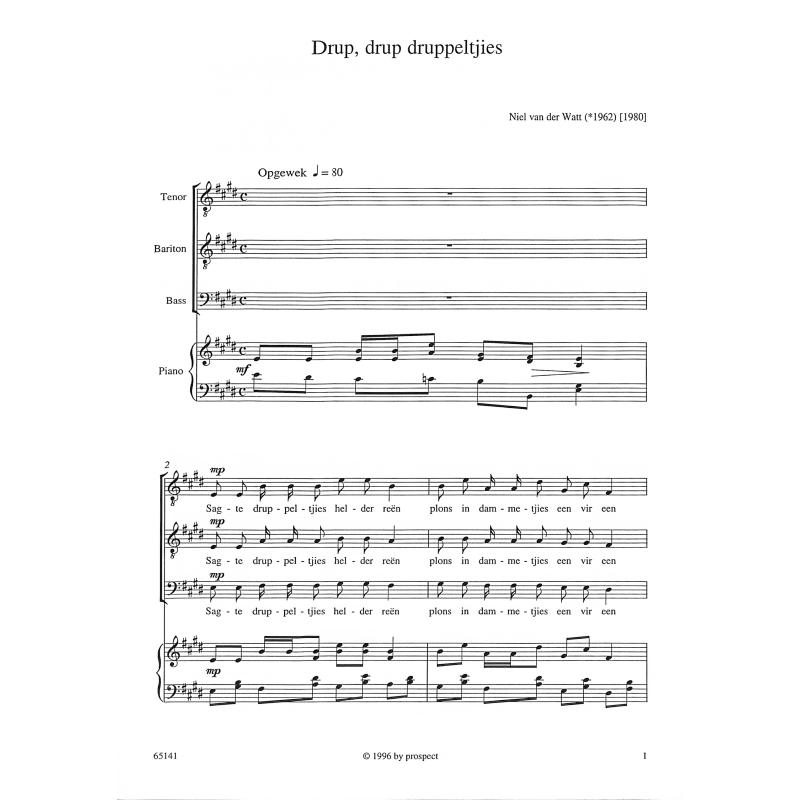 Titelbild für PROSPECT 65141 - DRUP DRUP DRUPPELTJIES