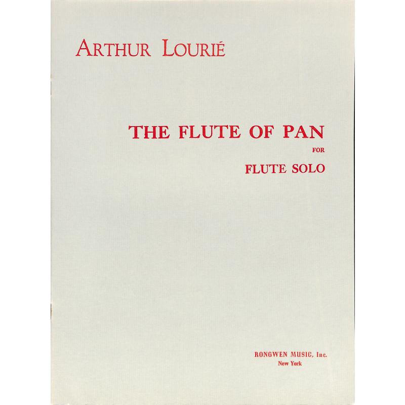 Titelbild für RONGWEN 3001 - THE FLUTE OF PAN FOR SOLO FLUTE