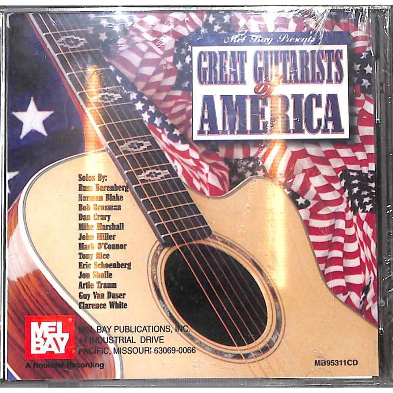 Titelbild für MB 95311CD - GREAT GUITARISTS OF AMERICA