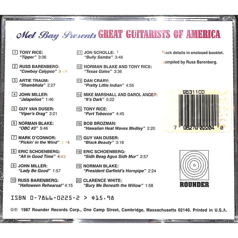 Notenbild für MB 95311CD - GREAT GUITARISTS OF AMERICA
