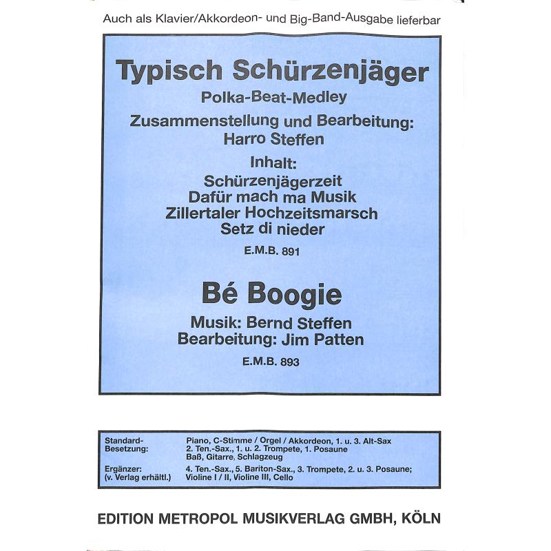 Titelbild für METEMB 895-896-SO - Typisch Schürzenjäger + Be Boogie