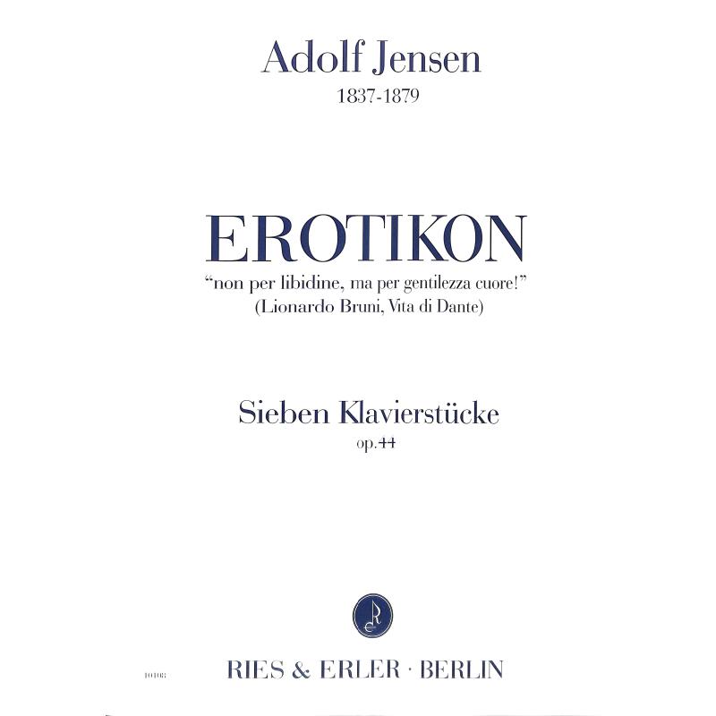 Titelbild für RE 10108 - EROTIKON - 7 KLAVIERSTUECKE OP 44