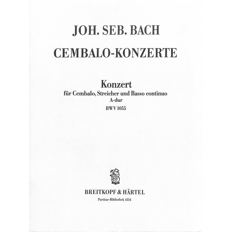 Titelbild für EBPB 4314 - KONZERT A-DUR BWV 1055