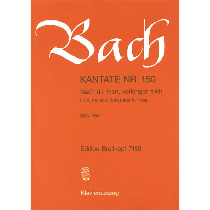 Titelbild für EBPB 4650 - KANTATE 150 NACH DIR HERR VERLANGET MICH BWV 150