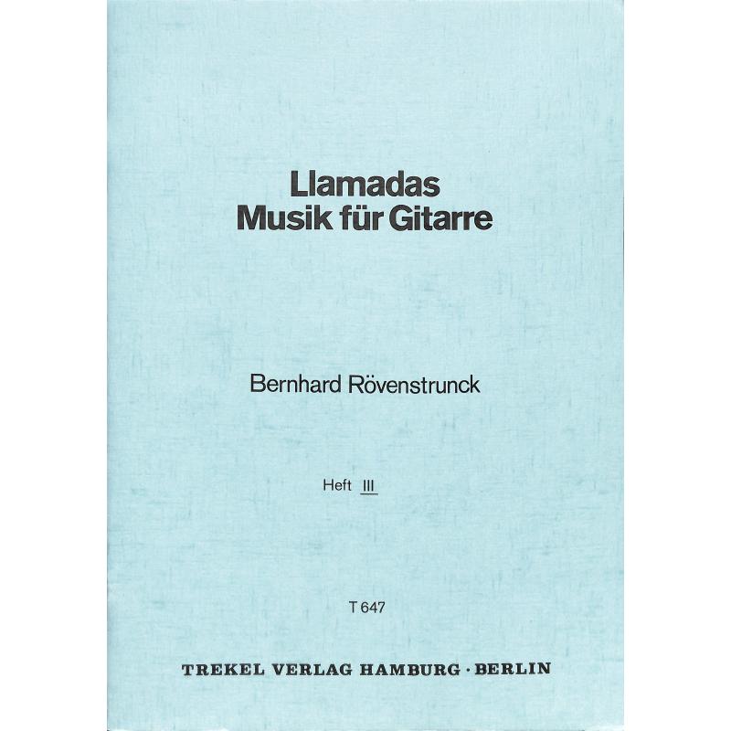 Titelbild für TREKEL -T647 - Llamadas 3 Musik für Gitarre