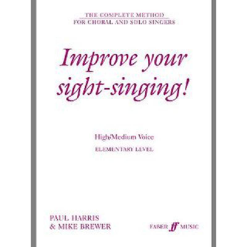 Titelbild für ISBN 0-571-51733-1 - IMPROVE YOUR SIGHT SINGING