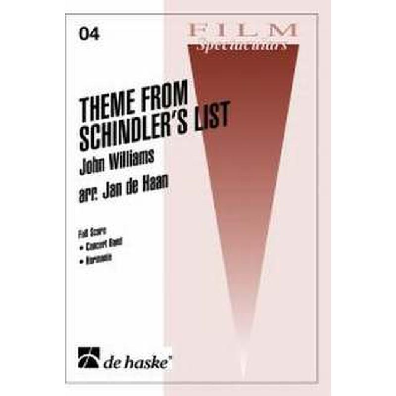 Titelbild für HASKE 940599-P - SCHINDLER'S LIST THEME