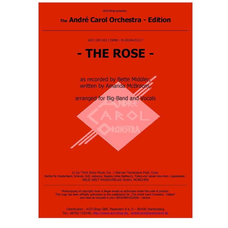 Titelbild für ACO 100043 - THE ROSE