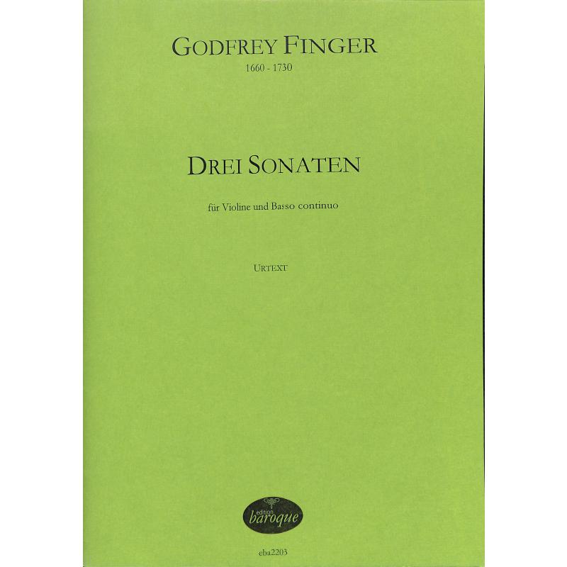 Titelbild für BAROQUE 2203 - 3 SONATEN