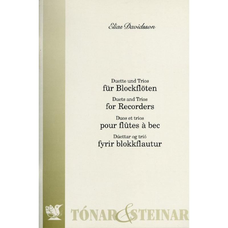 Titelbild für ISBN 9979-889-19-5 - DUETTE + TRIOS FUER BLOCKFLOETEN