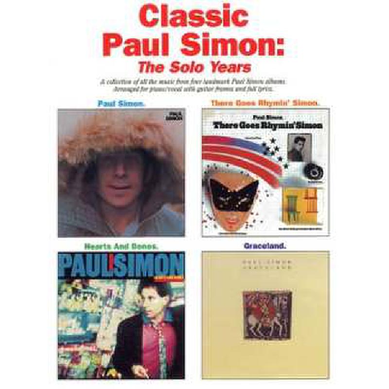 Titelbild für MSPS 11378 - CLASSIC PAUL SIMON - THE SOLO YEARS
