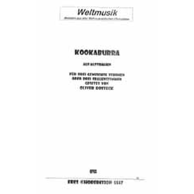 Titelbild für ERES 5557 - KOOKABUURA