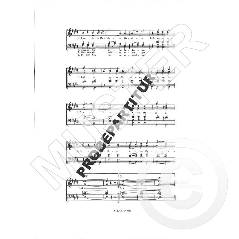 Notenbild für BOE -C1645G - WENN ICH EIN GLOECKLEIN WAER