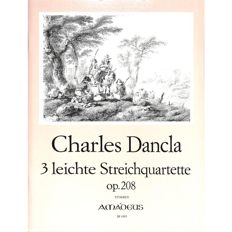 Titelbild für BP 1095 - 3 LEICHTE STREICHQUARTETTE OP 208