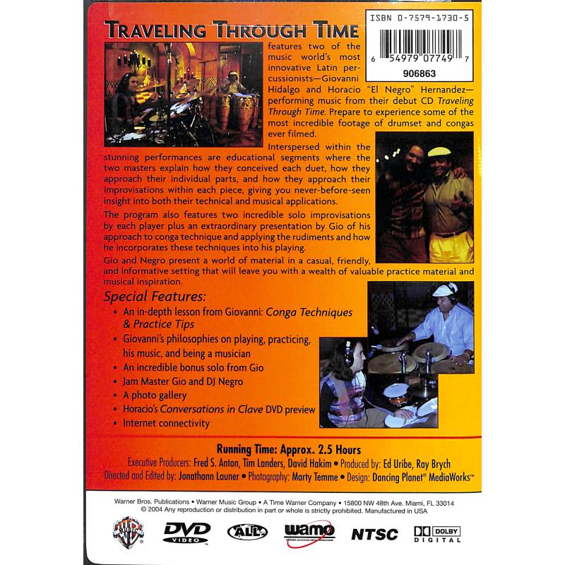 Notenbild für DVD 906863 - TRAVELING THROUGH TIME