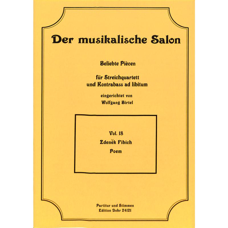 Titelbild für DOHR 24121 - POEME
