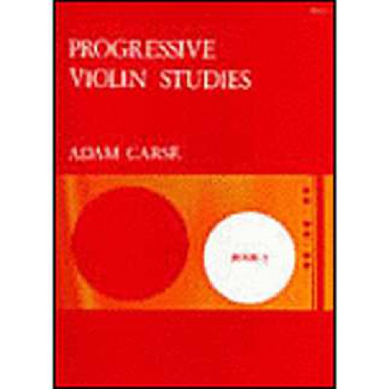Titelbild für STAINER 5649A - PROGRESSIVE VIOLIN STUDIES 1