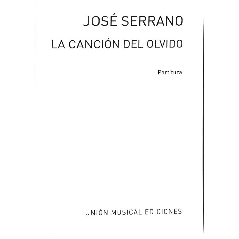 Titelbild für UME 18911 - LA CANCION DEL OLVIDO
