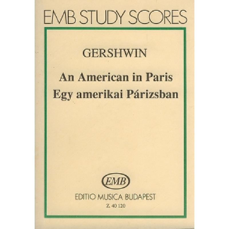 Titelbild für EMB 40120 - AN AMERICAN IN PARIS