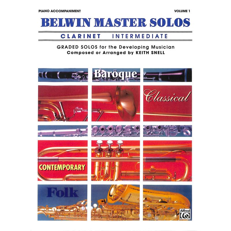 Titelbild für EL 03408 - BELWIN MASTER SOLOS 1 KLAR - IN